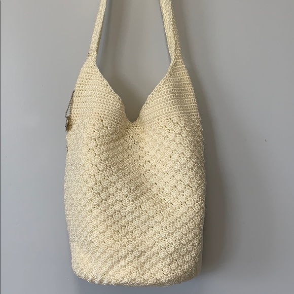The Limited Handbags - THE SAK cream colored crochet bag